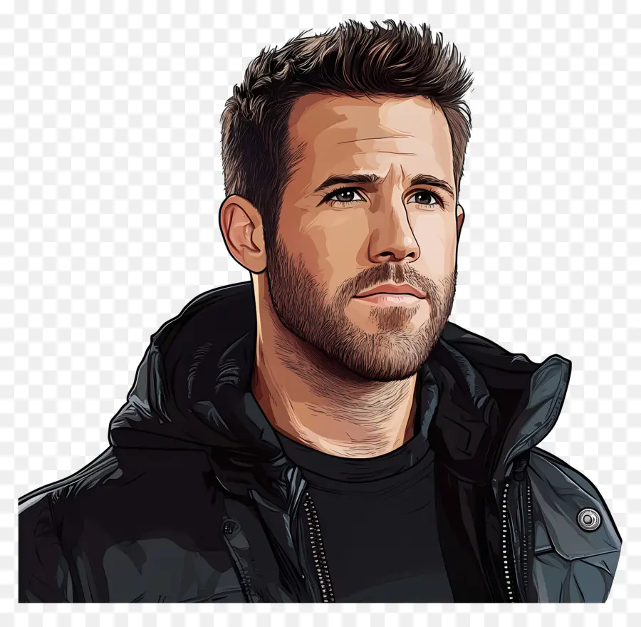 Ryan Reynolds，Hombre Ilustrado PNG