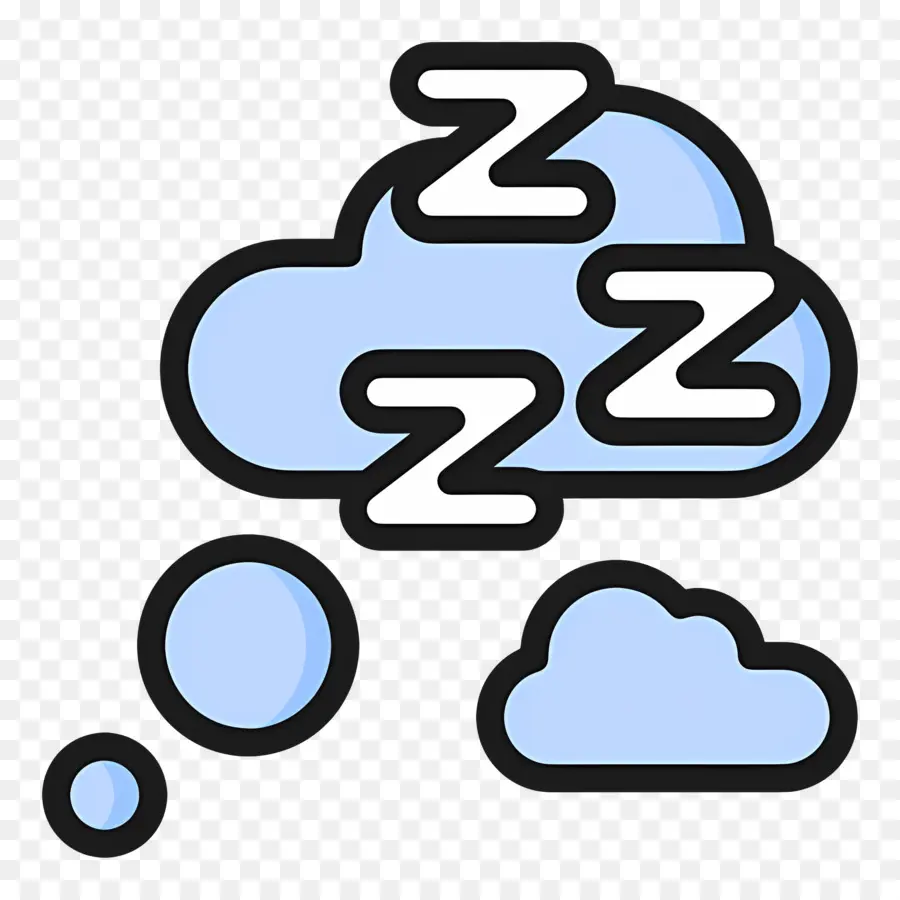 Dormir Zzz，Nube De Sueño PNG