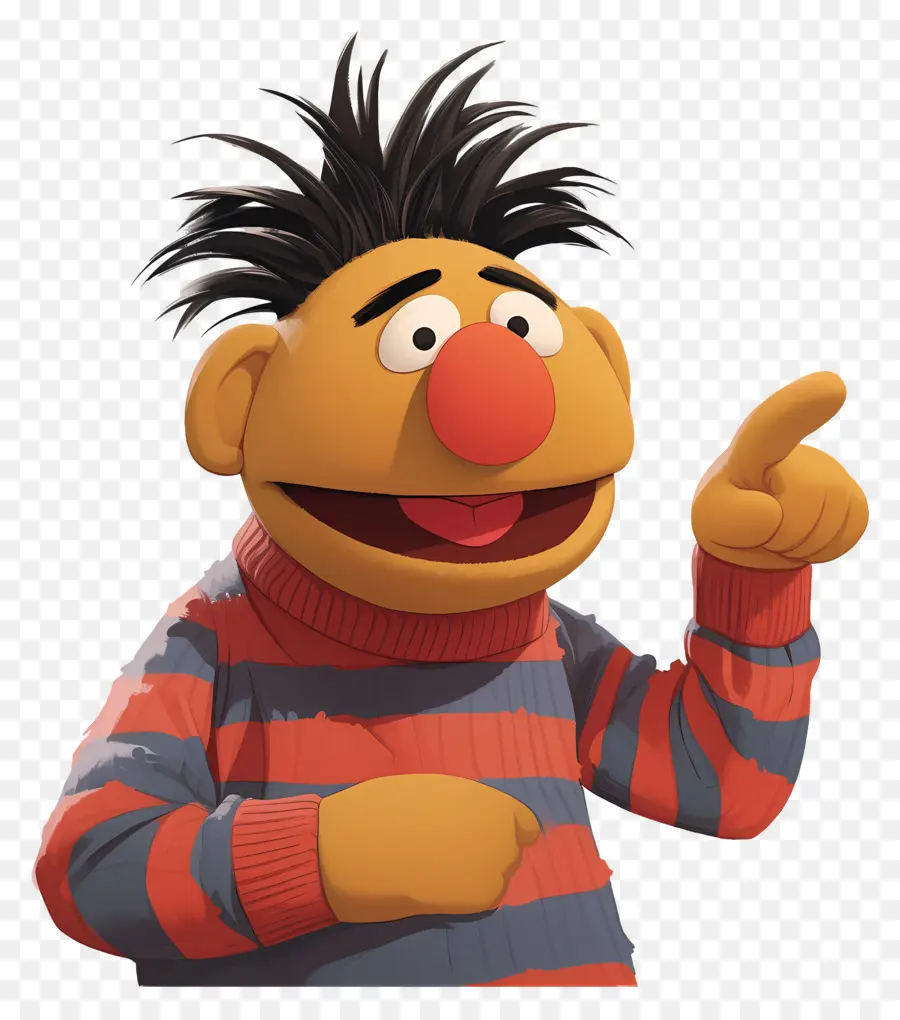 Ernie，Personaje De Dibujos Animados PNG