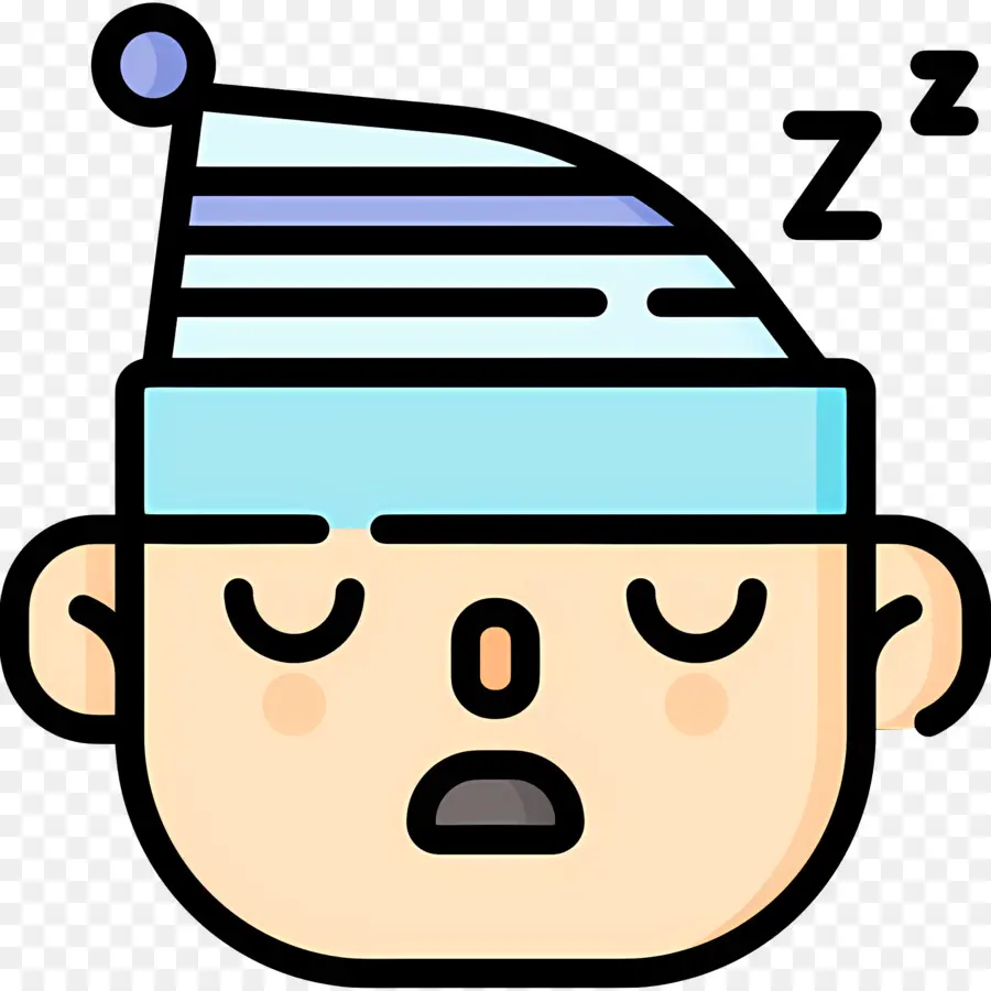 Dormir Zzz，Persona Soñolienta PNG