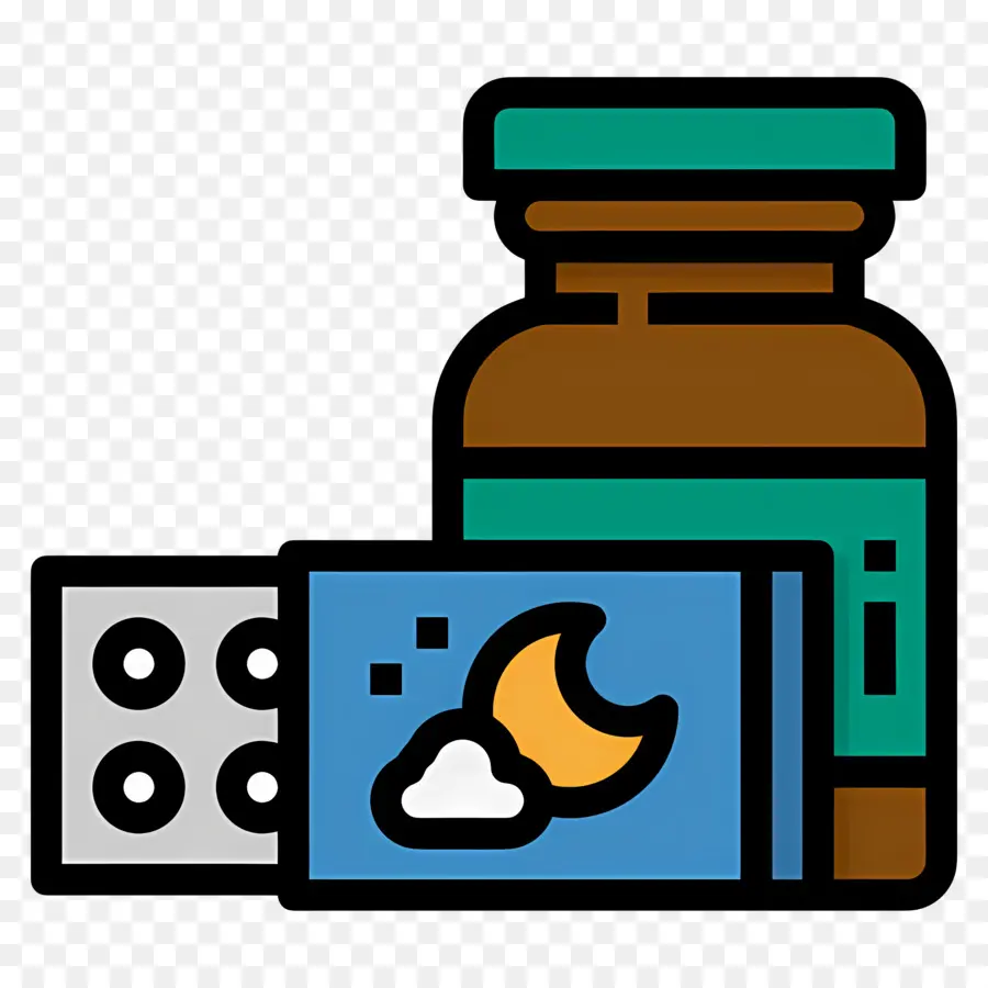 Medicina Para Dormir，Medicina Nocturna PNG