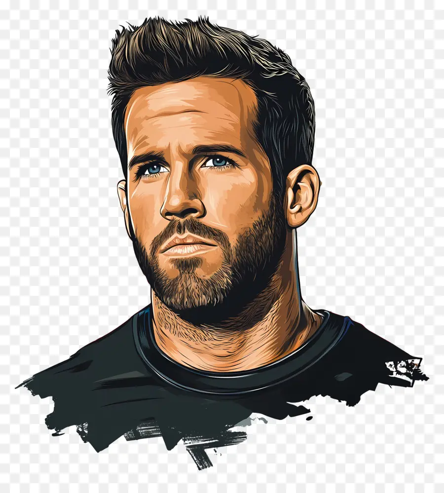 Ryan Reynolds，Hombre Ilustrado PNG