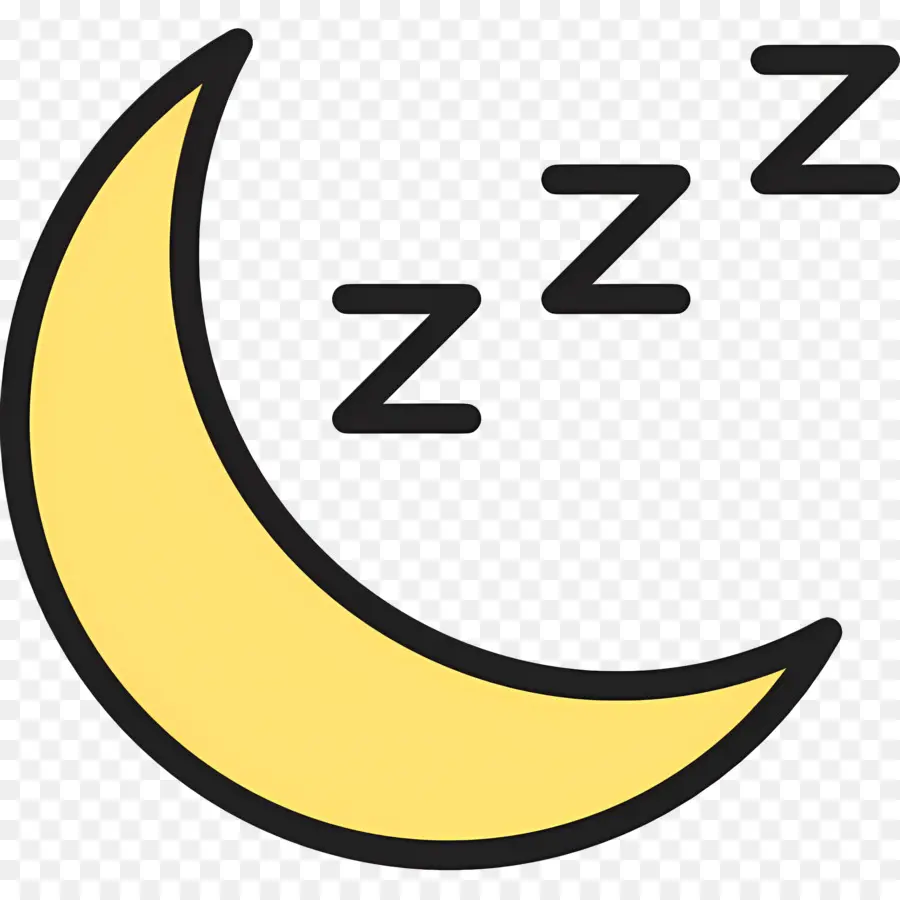 Dormir Zzz，Luna Con Z PNG