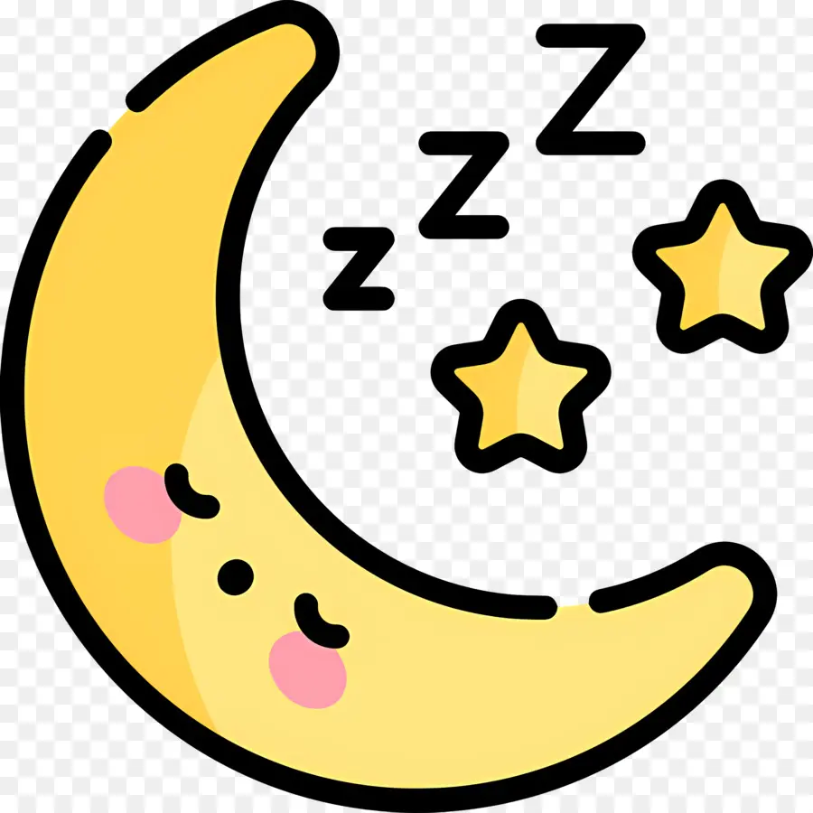 Dormir Zzz，Luna Con Z PNG