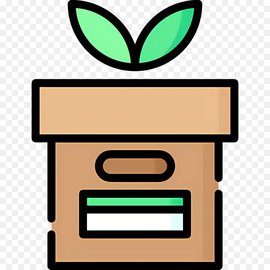 Sostenibilidad，Caja De Plantas PNG