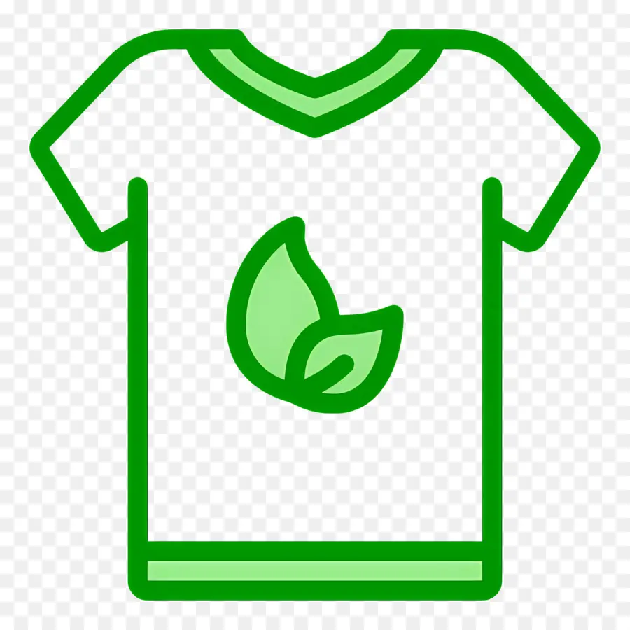 Sostenibilidad，Camisa Hoja Verde PNG