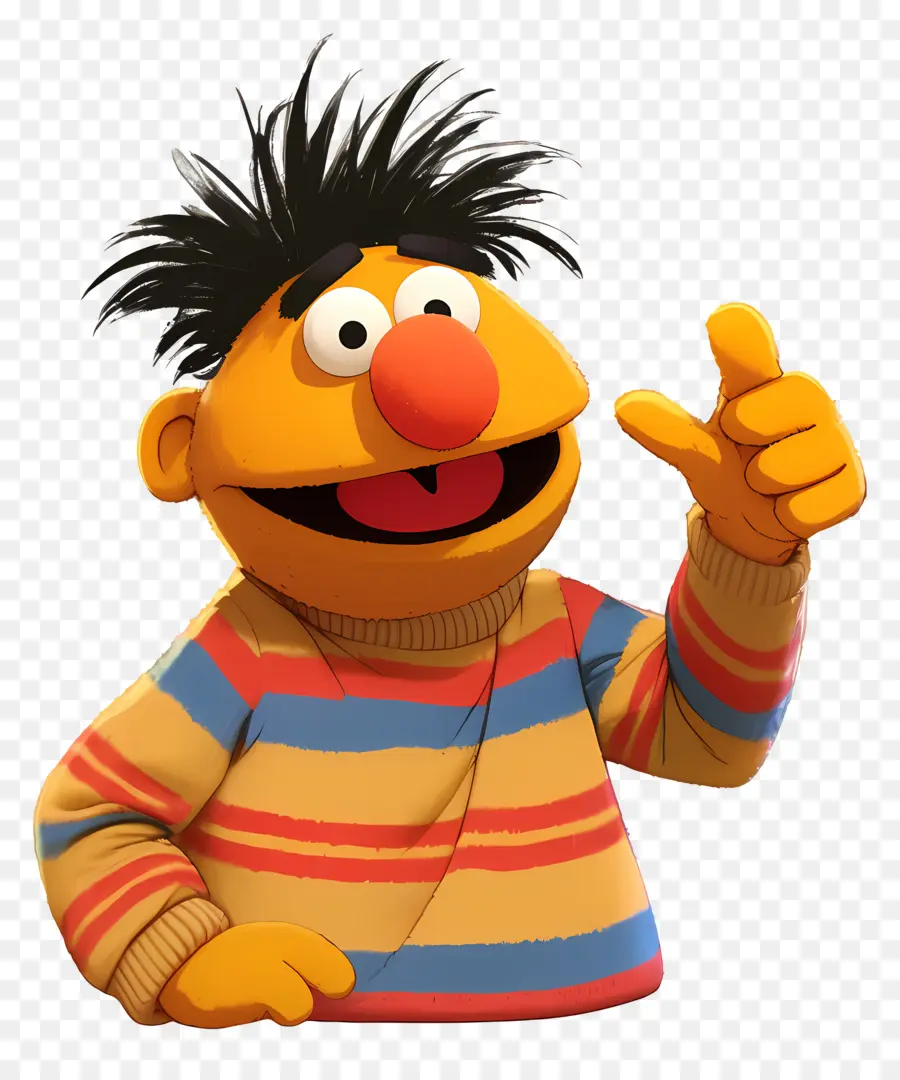 Ernie，Personaje De Dibujos Animados PNG