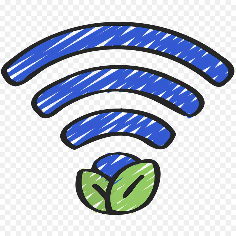 Sostenibilidad，Wifi Con Hoja PNG