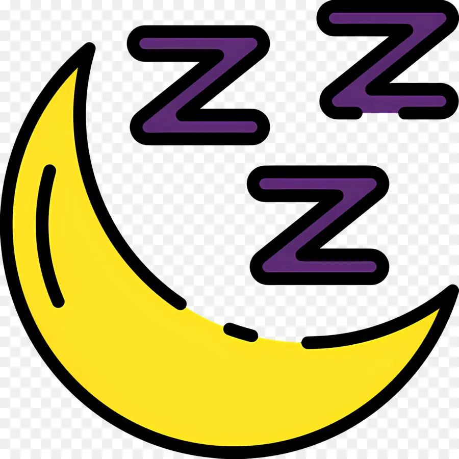 Dormir Zzz，Luna Con Z PNG