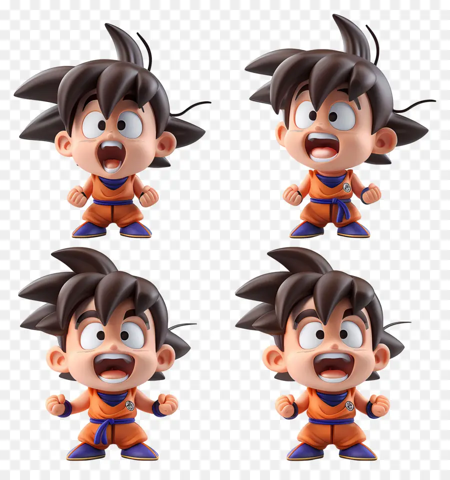 Goku，Personaje De Dibujos Animados En Traje Naranja PNG