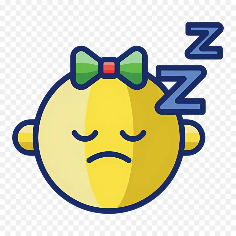 Dormir Zzz，Cara Soñolienta PNG