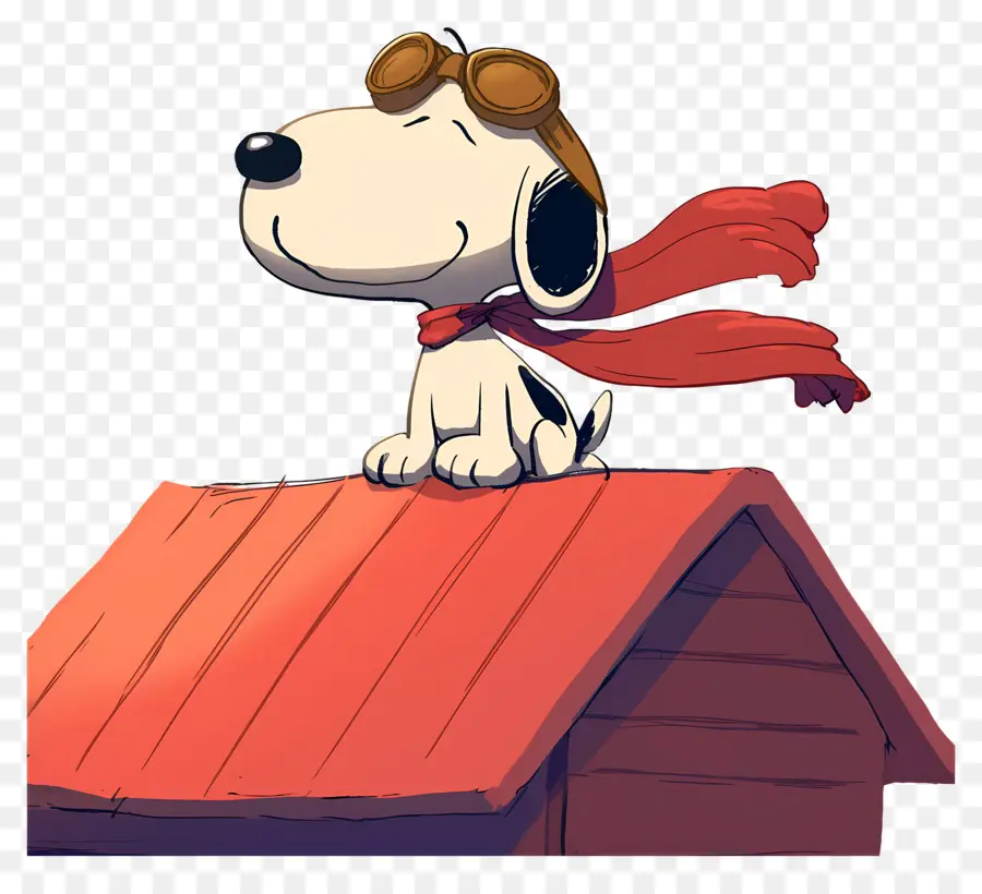 Snoopy，Perro De Dibujos Animados Con Gafas PNG