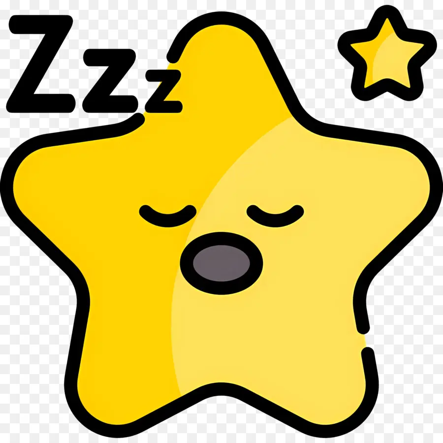 Dormir Zzz，Estrella Dormida PNG