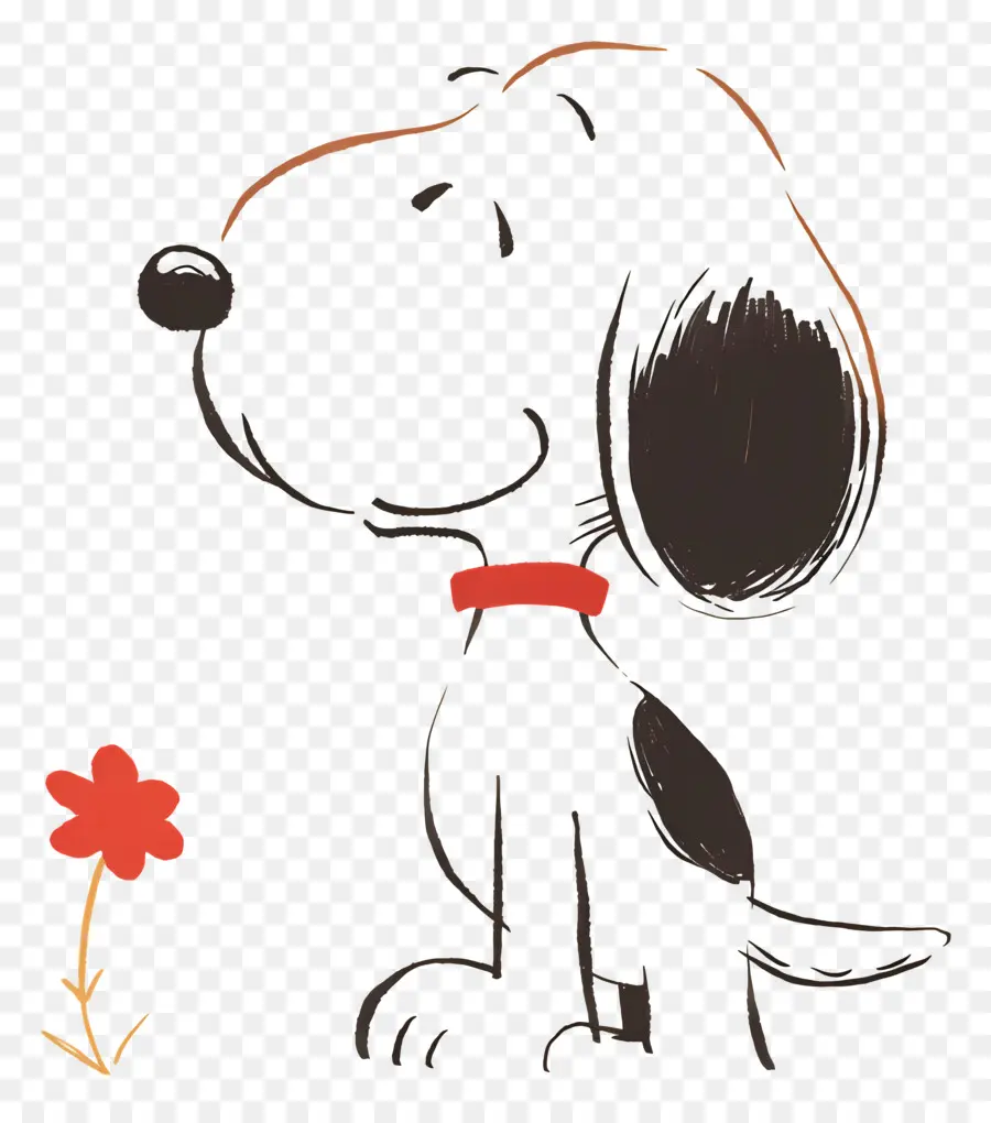 Snoopy，Boceto De Perro De Dibujos Animados PNG