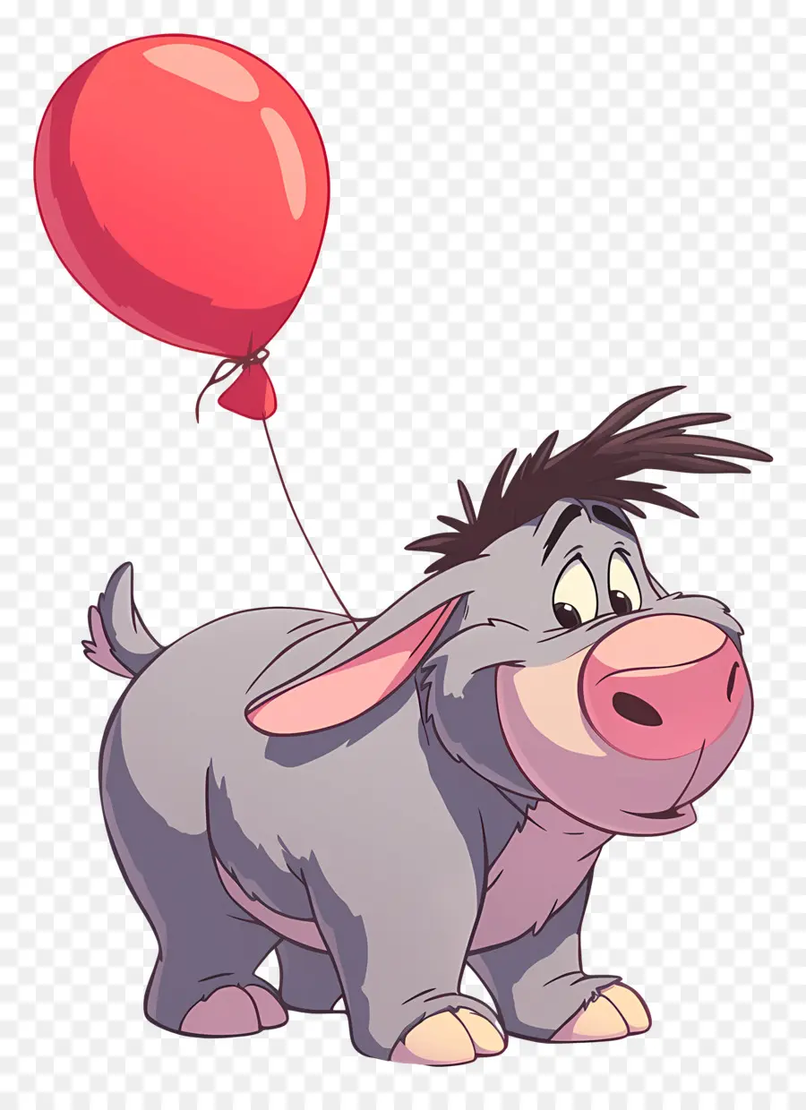 Eeyore，Burro Gris PNG