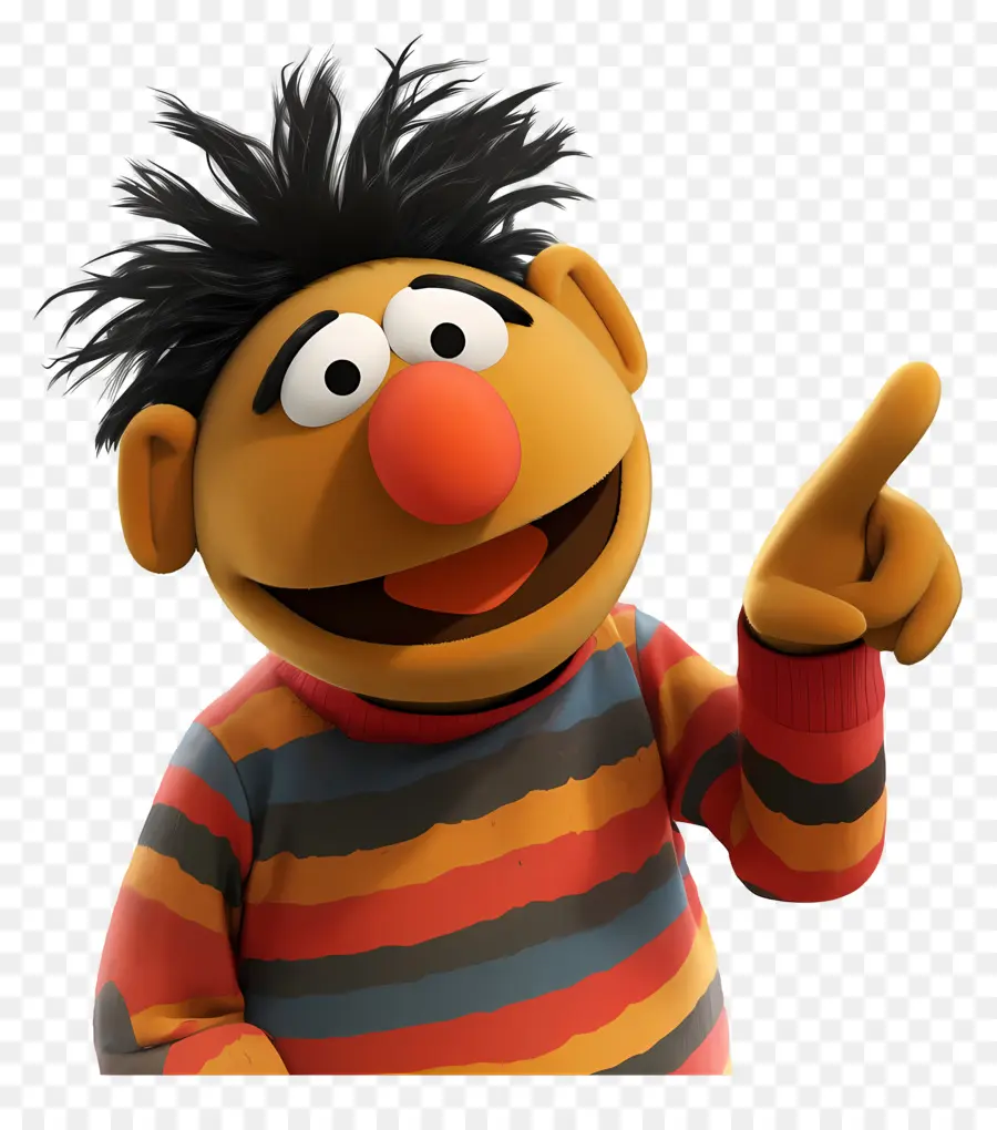 Ernie，Personaje De Dibujos Animados PNG