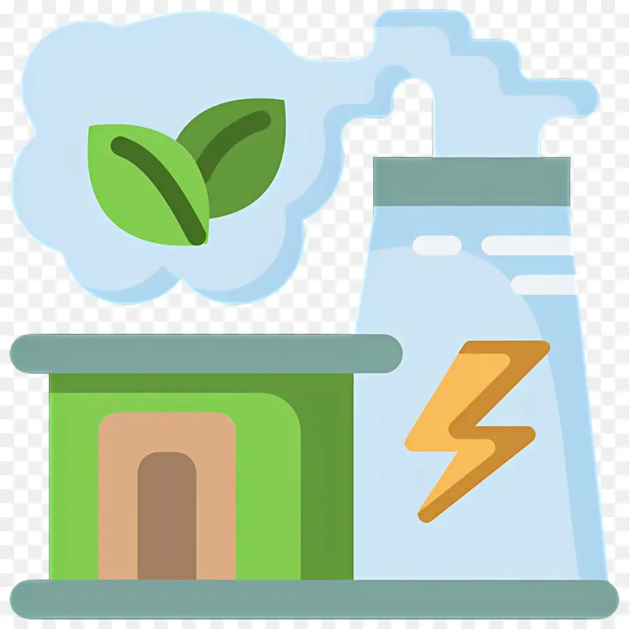 Sostenibilidad，Planta De Energía Ecológica PNG