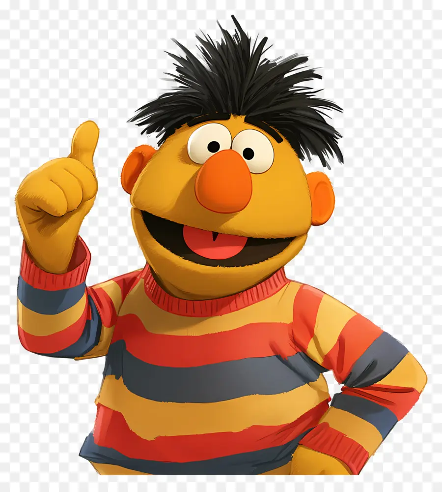 Ernie，Personaje De Dibujos Animados PNG