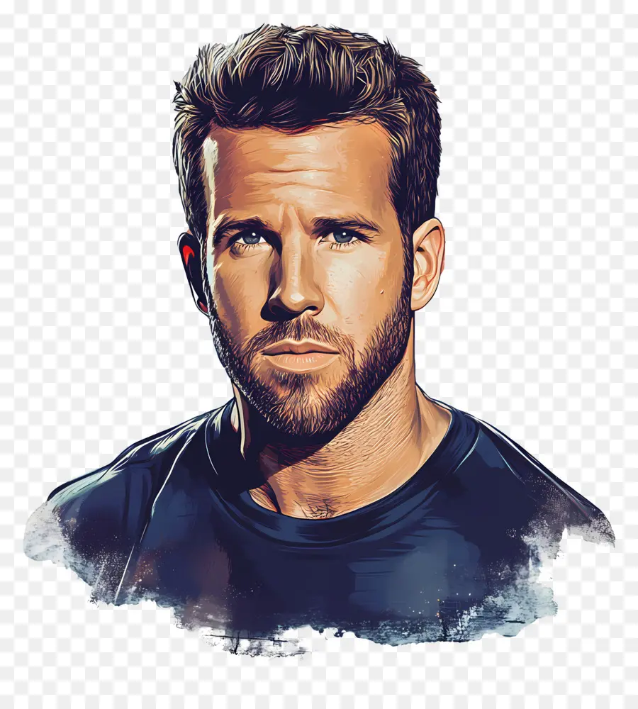 Ryan Reynolds，Hombre Ilustrado PNG