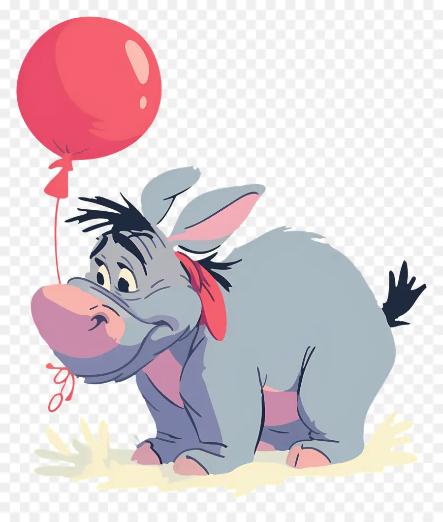 Eeyore，Burro Gris PNG