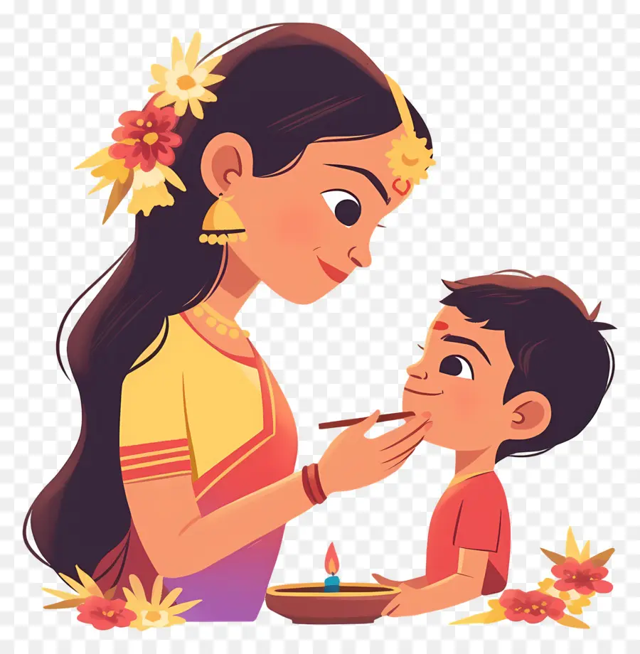 Bhai Dooj，Hermana Y Hermano PNG