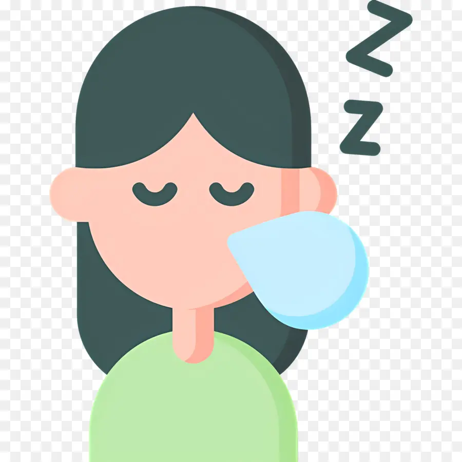 Dormir Zzz，Niña Dormida PNG