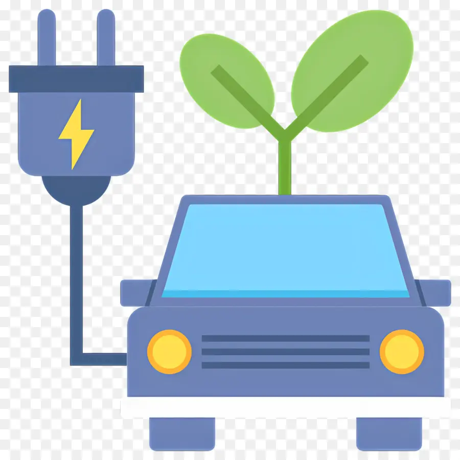 Sostenibilidad，Coche Eléctrico PNG