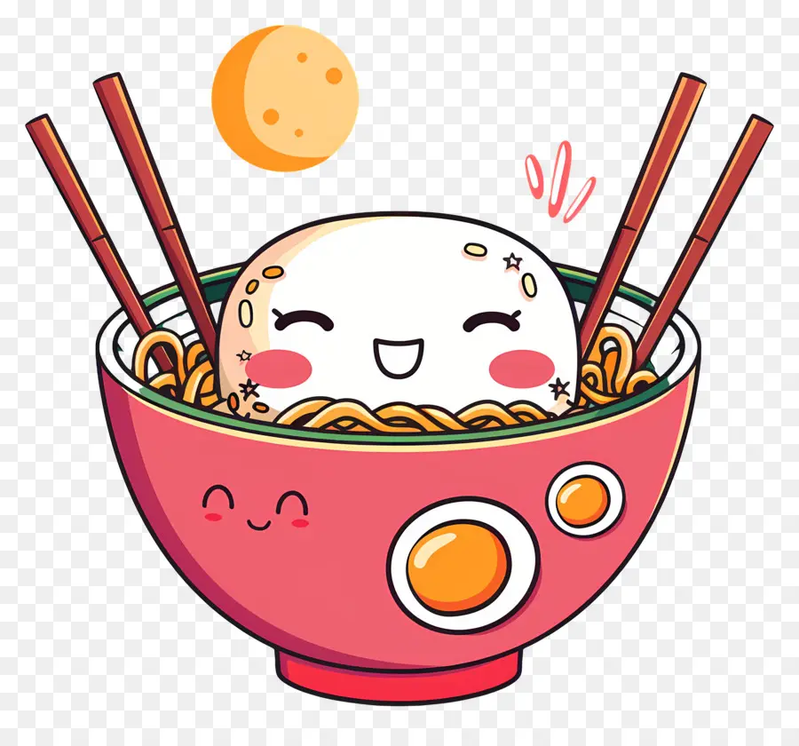 Tazón De Ramen，Lindo Tazón De Fideos PNG