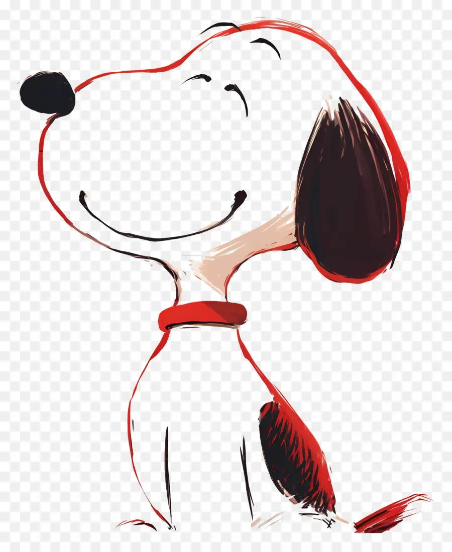 Snoopy，Perro De Dibujos Animados Sonriente PNG