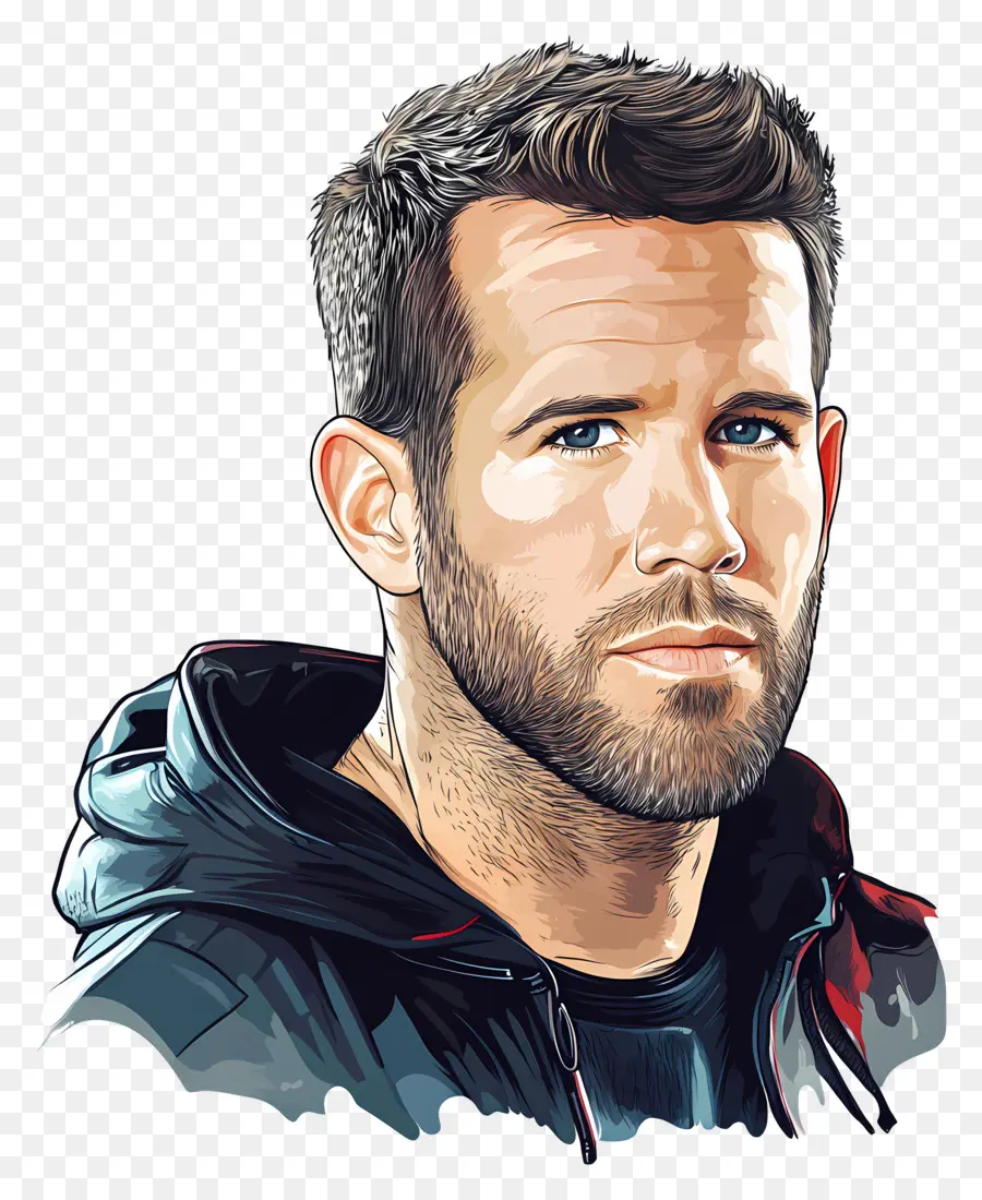 Ryan Reynolds，Hombre Ilustrado PNG