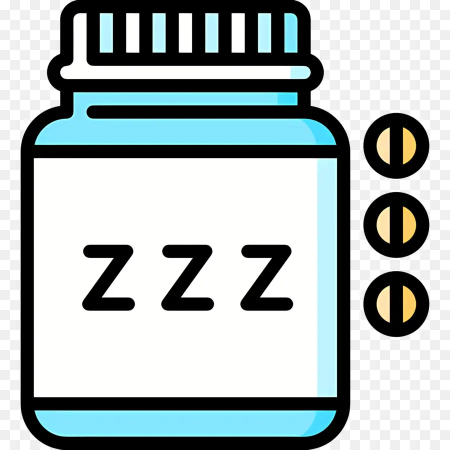 Medicina Para Dormir，Botella Para Dormir Azul PNG