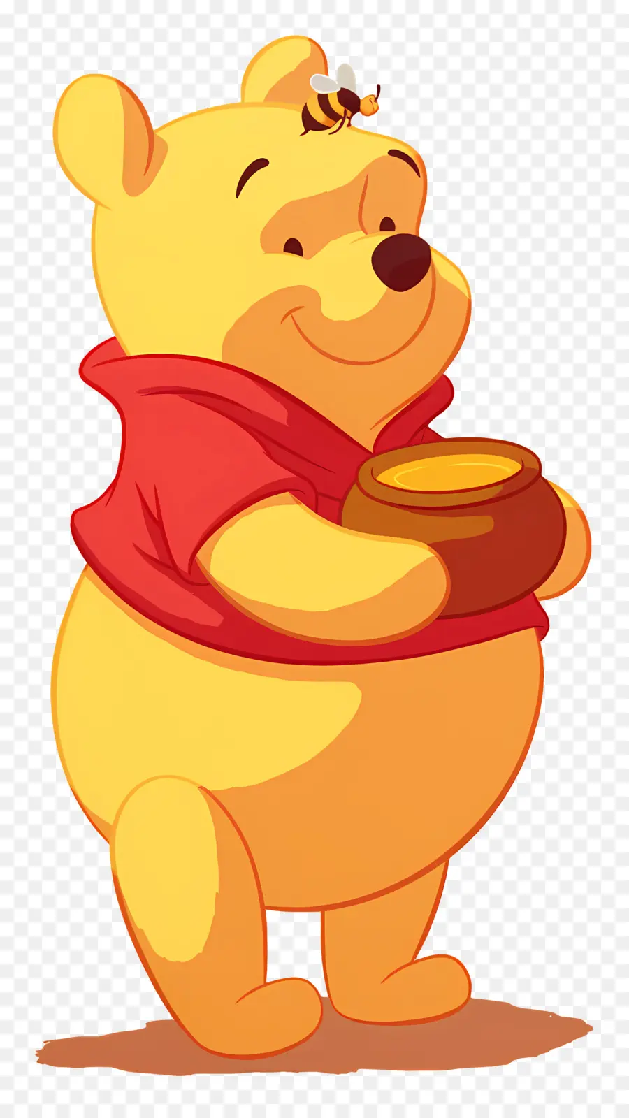 Winnie El Pooh，Oso Amarillo Con Miel PNG