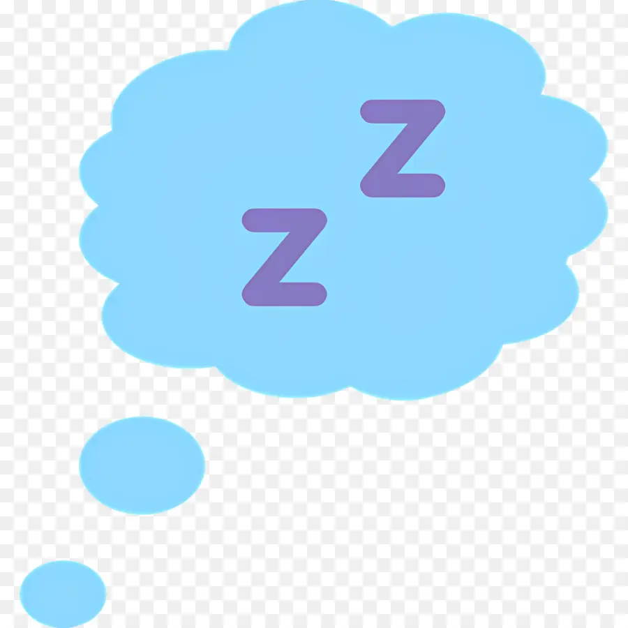 Dormir Zzz，Nube De Sueño Púrpura PNG