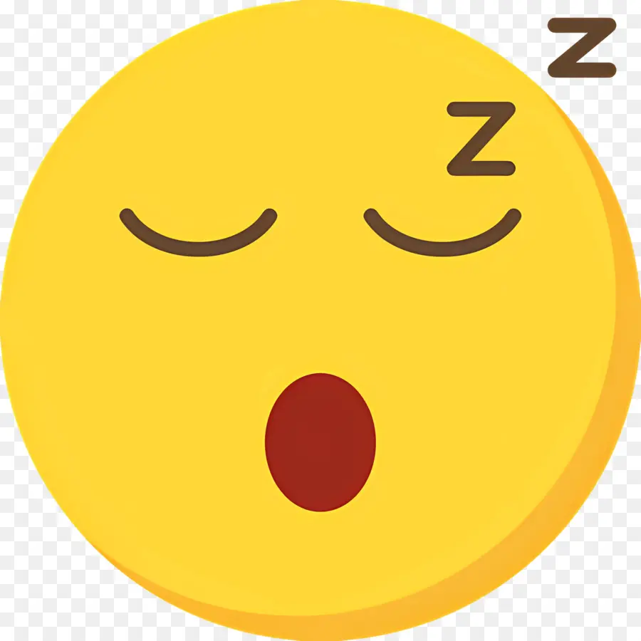 Dormir Zzz，Emoji Durmiendo PNG