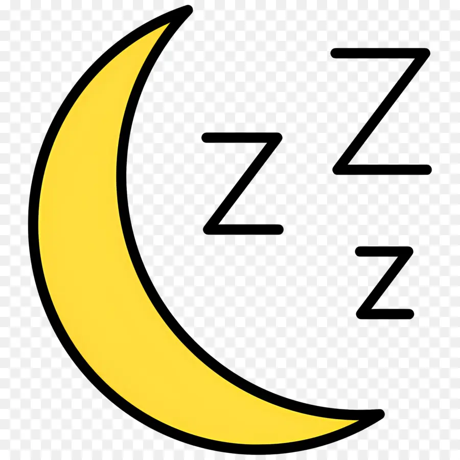 Dormir Zzz，Luna Con Z PNG