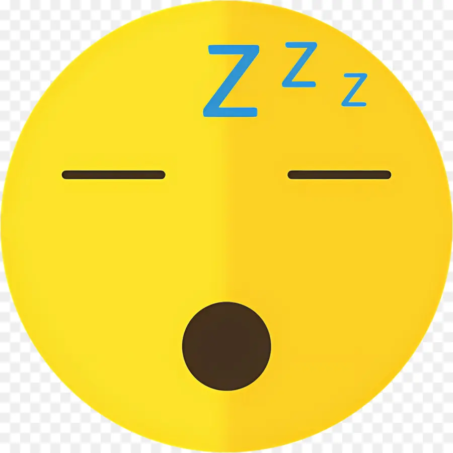 Dormir Zzz，Emoji Durmiendo PNG