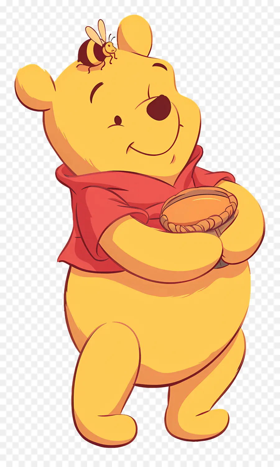 Winnie El Pooh，Oso Amarillo Con Miel PNG