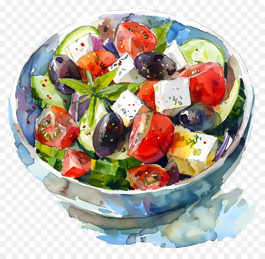 Ensalada Griega，Ensaladera PNG