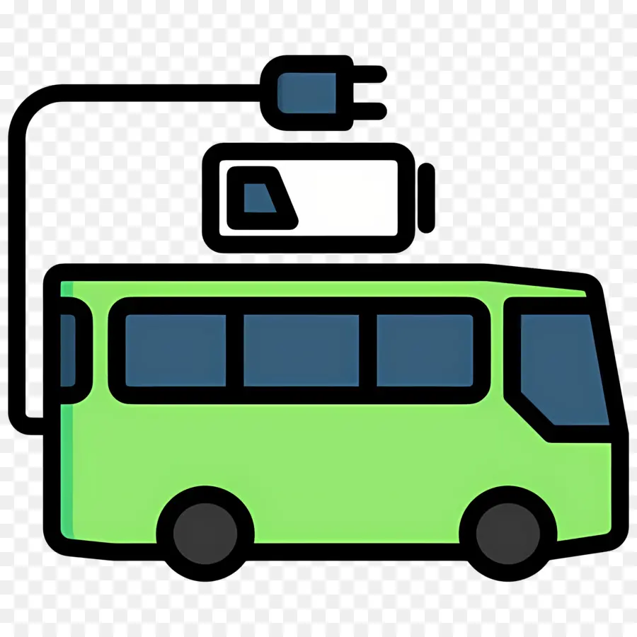 Sostenibilidad，Autobús Eléctrico PNG