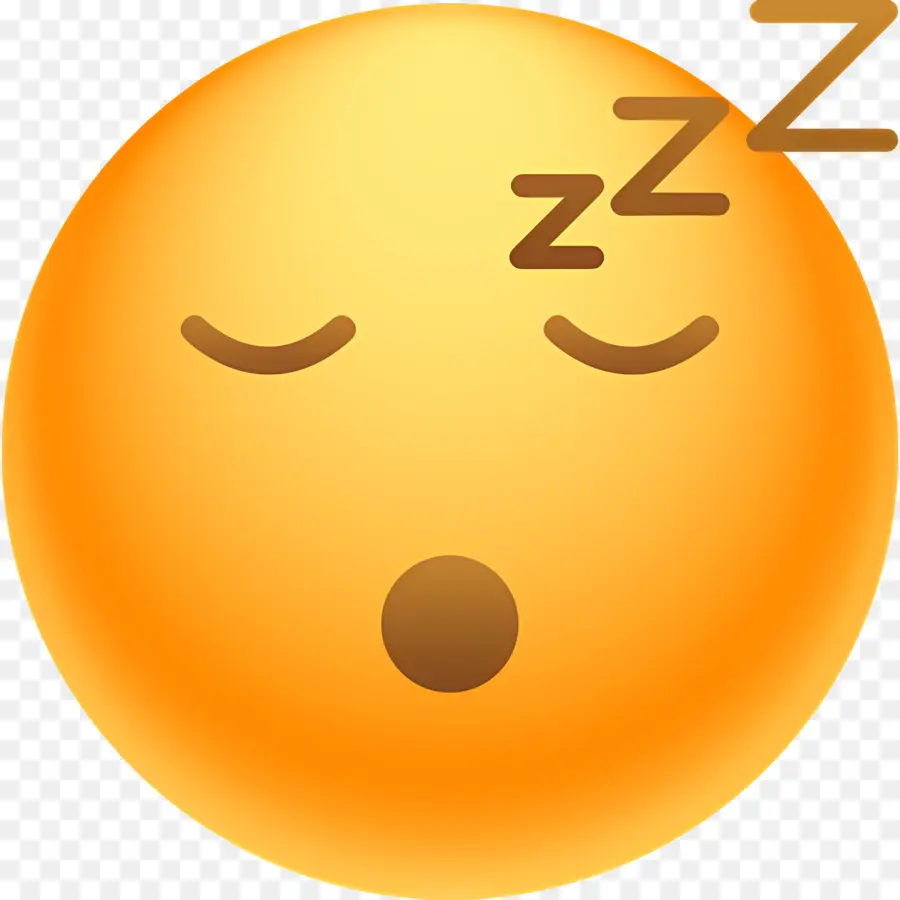 Dormir Zzz，Emoji Durmiendo PNG