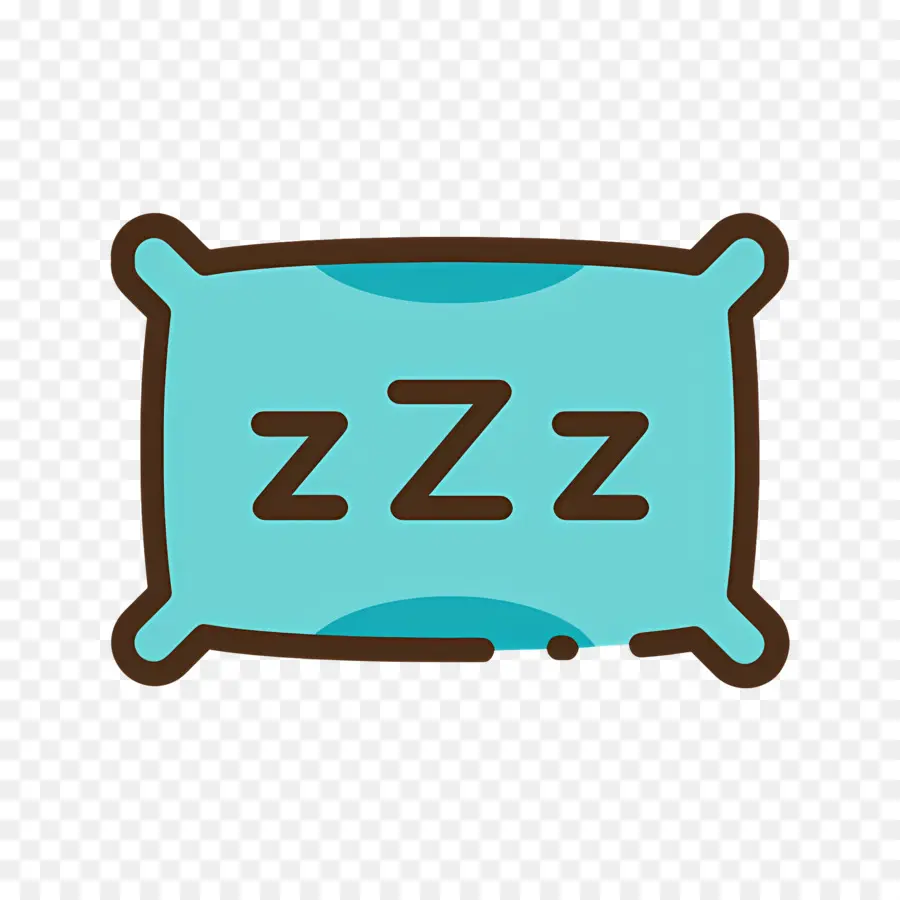 Dormir Zzz，Almohada PNG