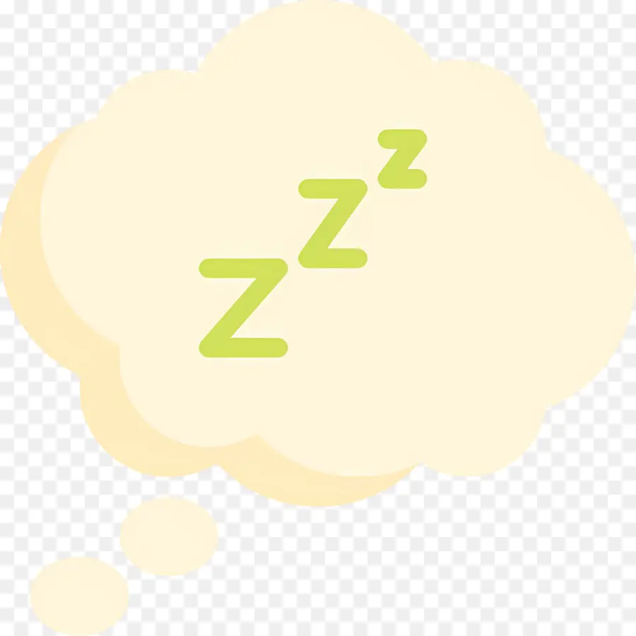 Dormir Zzz，Burbuja De Pensamiento Con Zzz PNG