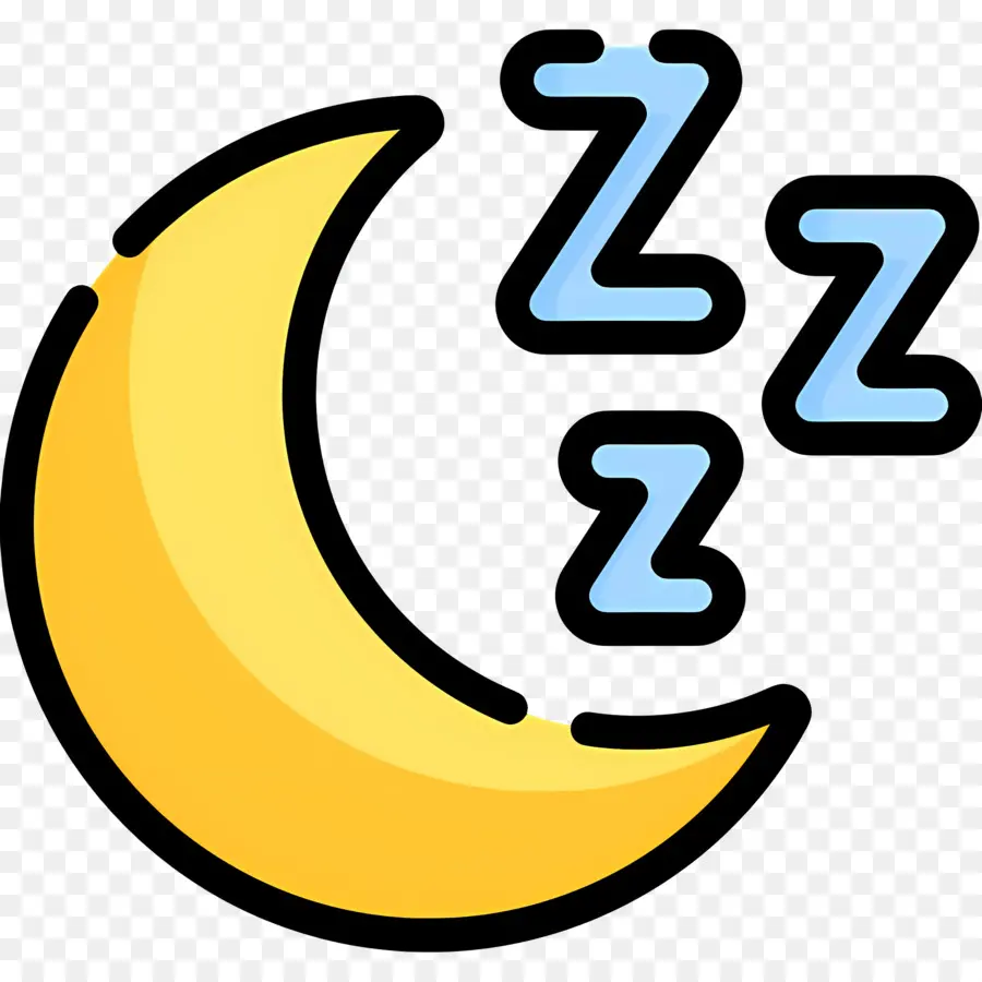 Dormir Zzz，Luna Con Z PNG