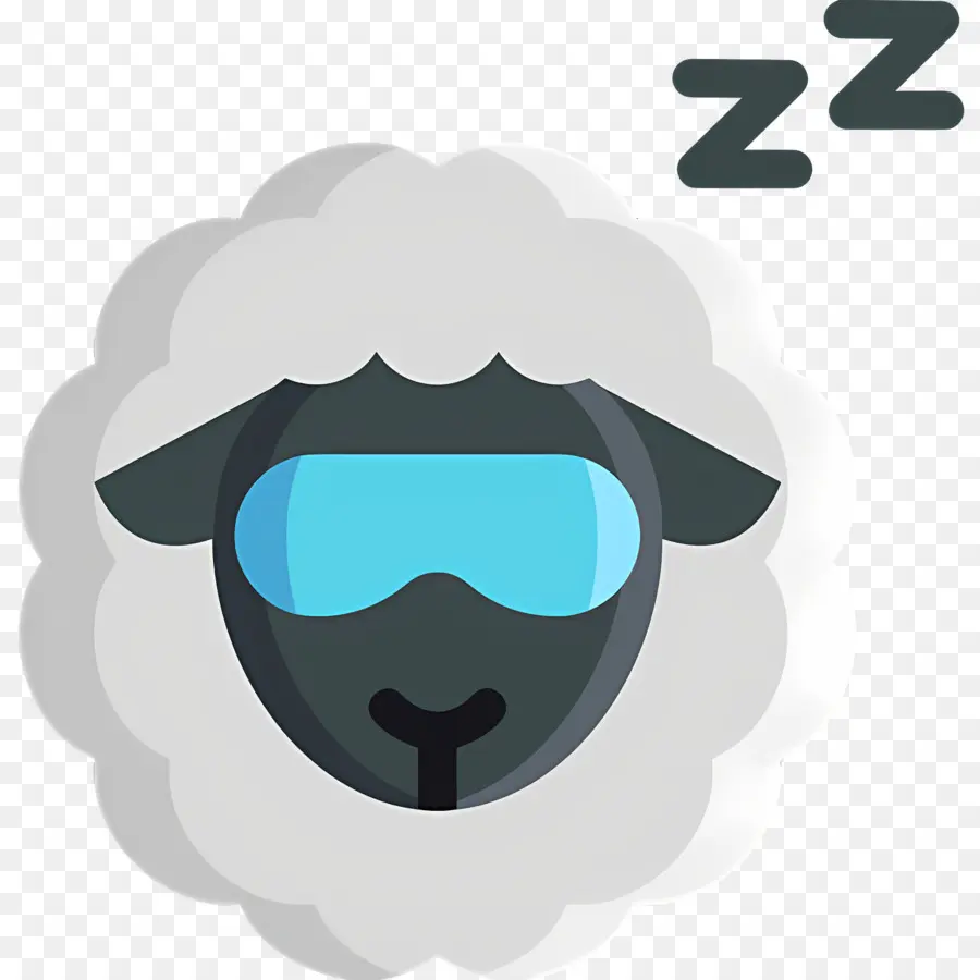 Dormir Zzz，Oveja PNG