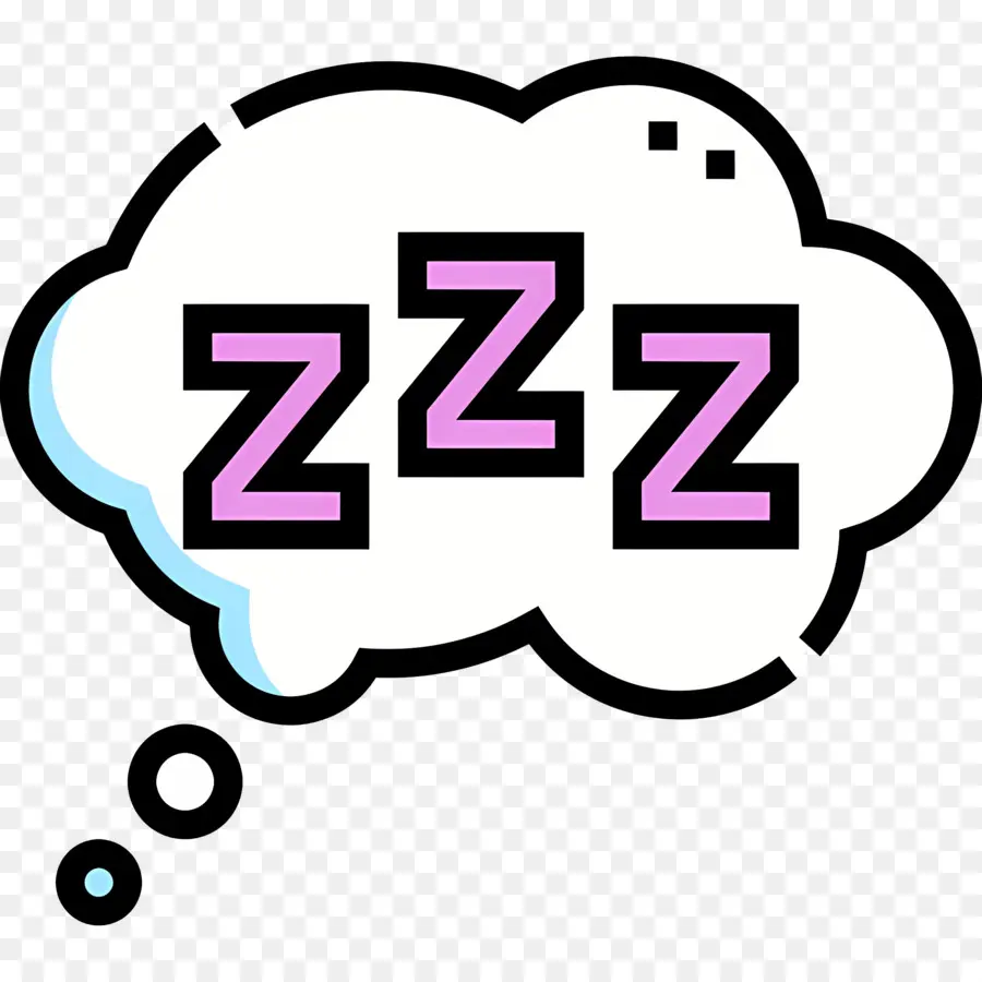 Dormir Zzz，Nube Con Z PNG