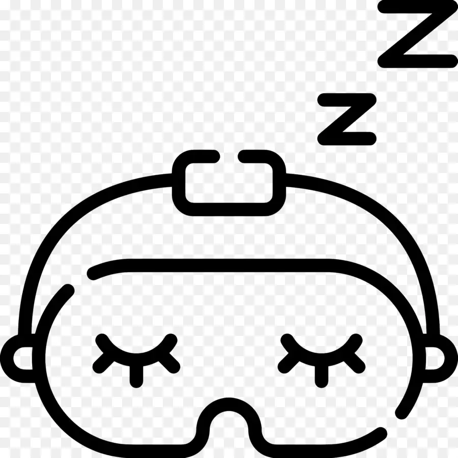 Dormir Zzz，Máscara Para Dormir PNG