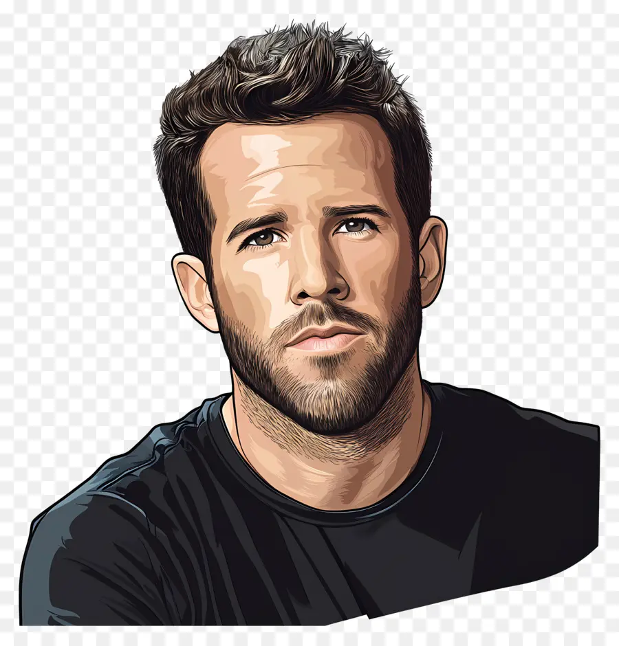 Ryan Reynolds，Hombre Ilustrado PNG