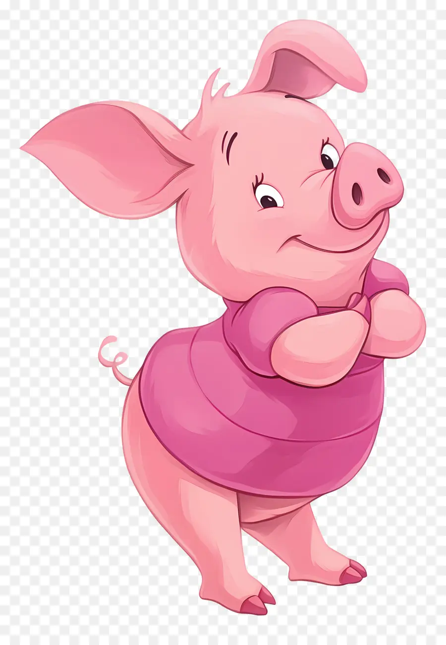 Cerdito，Rosa PNG