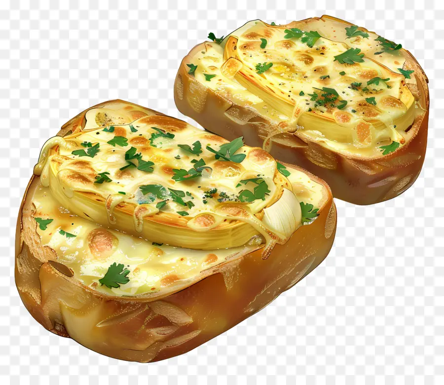 Pan De Ajo，Queso PNG