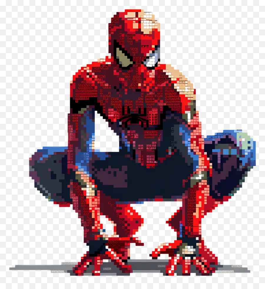 Píxel Spiderman，Superhéroe Pixelado PNG